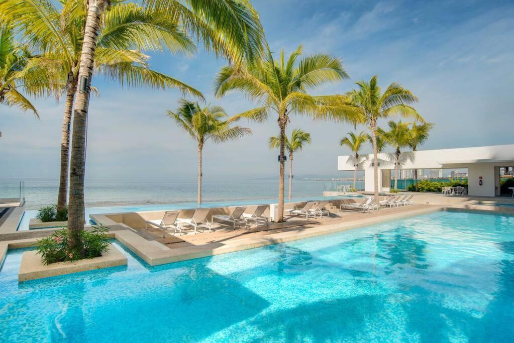 Harbor 3008 Amazing Beach Front Condo By Moikkarentals 巴亞爾塔港 外观 照片