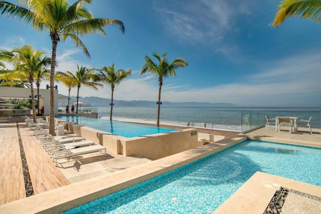Harbor 3008 Amazing Beach Front Condo By Moikkarentals 巴亞爾塔港 外观 照片